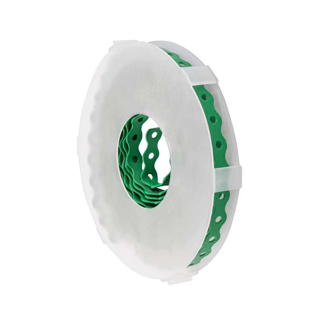 TM 11 Bandă de montaj perforată ZI 12x0,7 x 3m verde