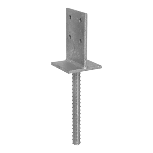 PSW 90 Suport stâlp încastrat 90x130x8 mm