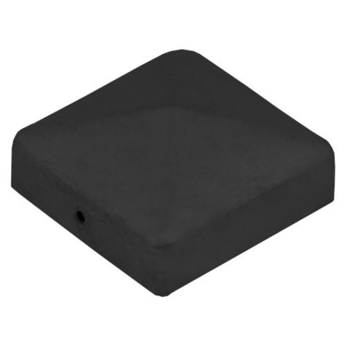 DK 70 Capac stâlp C 70x70x1,0 negru