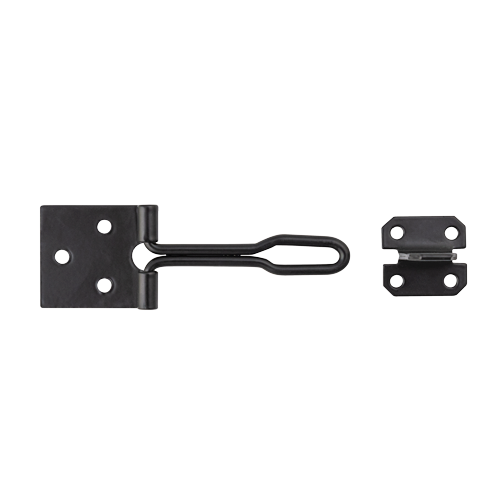 ZWD 105 Zăvor siguranță cu cârlig din sârmă rulată C 105x35x1,4 negru