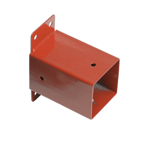 GHSK 90 Conector perete pătrat CZ 90x90 roșu