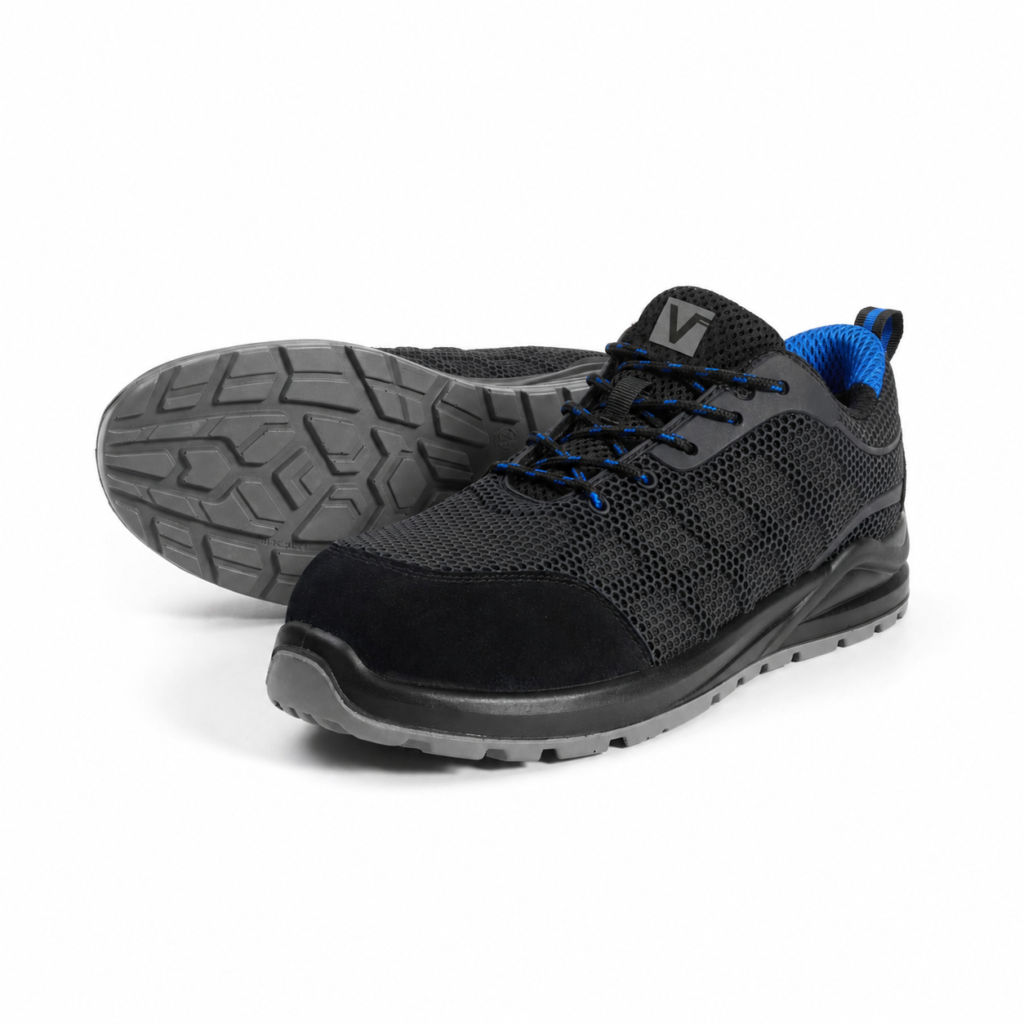 Pantofi de protecție Graphite S1 – bombeu metalic, piele velur și talpă PU/PU
