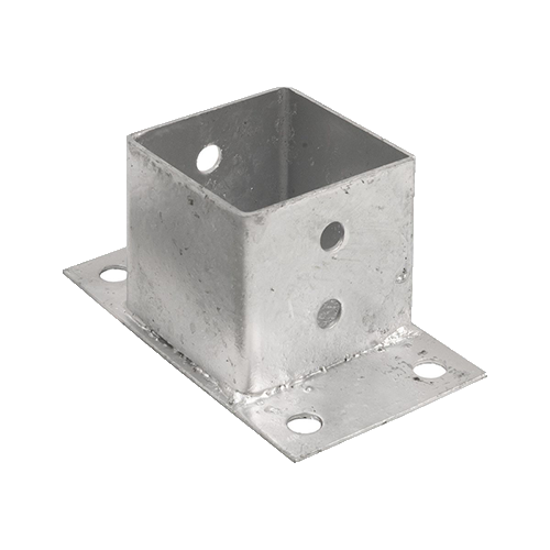 PSPN 70 Suport de stâlp ZNO 71x70x2,0 galvanizat la cald