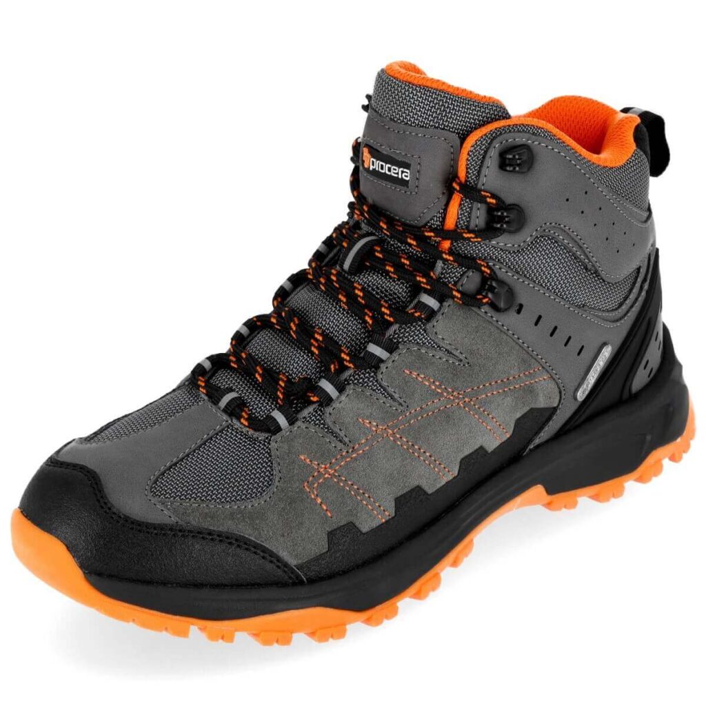Ghete trekking ANTARES din piele întoarsă și Cordura, cu talpă din EVA și cauciuc