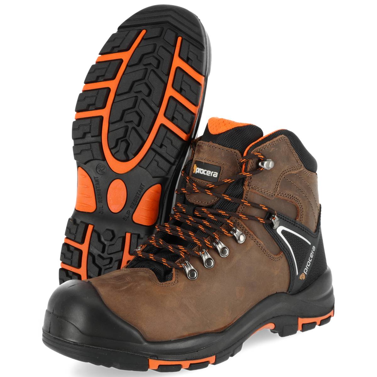 Pantofi de protecție CENTAUR S3L SR HRO din piele integrală, cu bombeu compozit și lamelă Kevlar - imagine 2